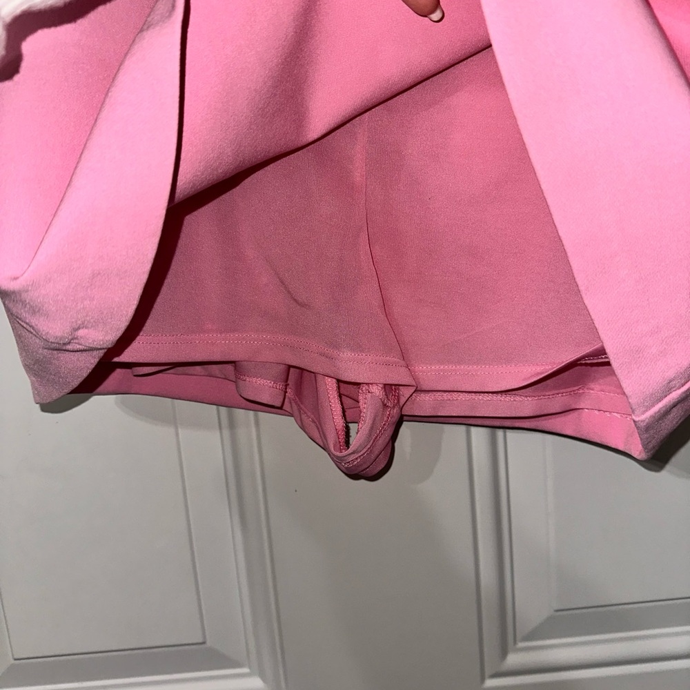 Pink One-Shoulder Dress - Picture 5 of 6